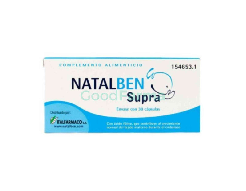 Vitaminas para el embarazo de Natalben Supra