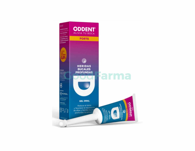 Oddent, gel oral forte, aftas, herida bucal, dolor, dolor bucal