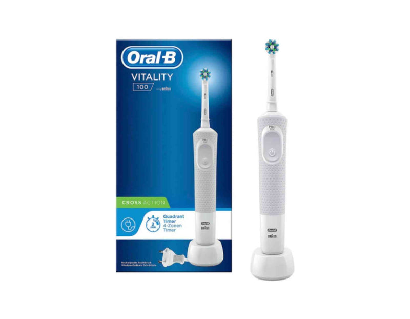 Cepillo dental electrico recargable vitaly cross action blanco Oral-B