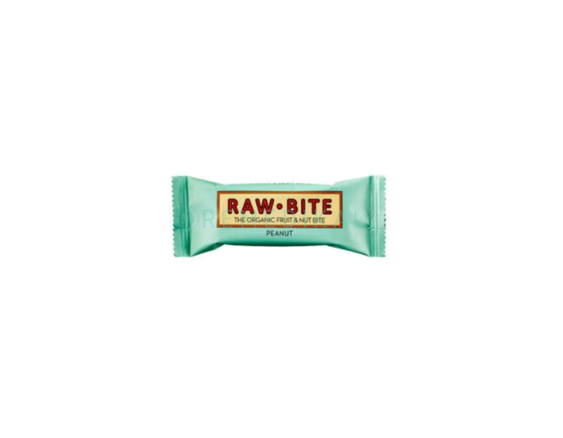 RAW BITE BARRITA ECOLÓGICA DE CACAHUETES 50G