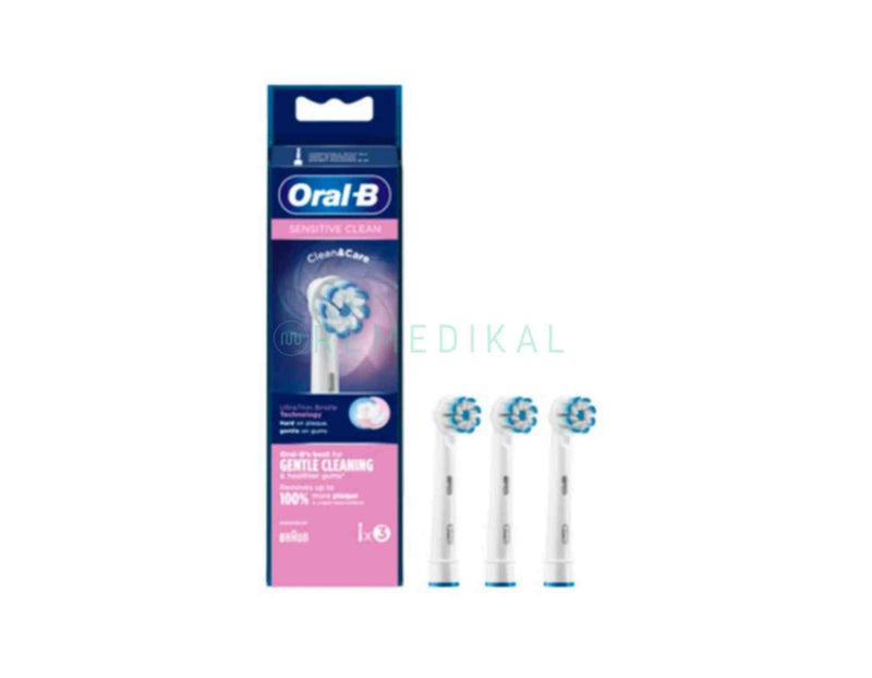 ORAL-B CABEZAL DE RECAMBIO SENSITIVE CLEAN 3 UNIDADES