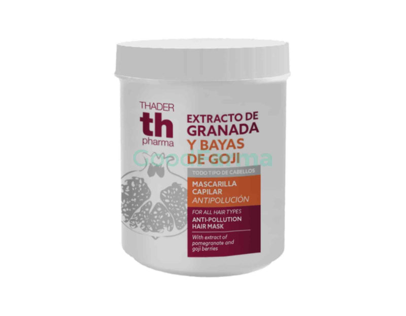 Th pharma, mascarilla, cabello, granada, goji, antioxidante, regenerador 