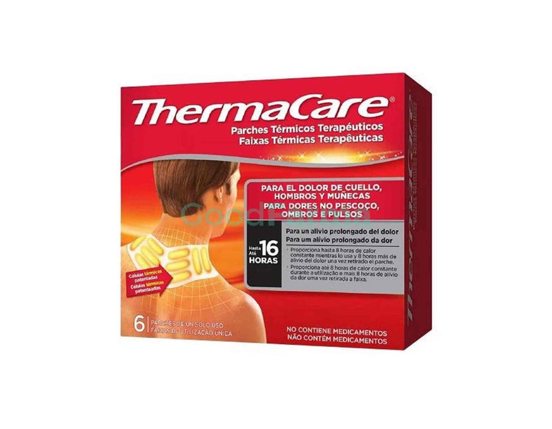 Thermacare, calor, hombros, cuello, dolor, dolor espalda, parche, hombros, espalda