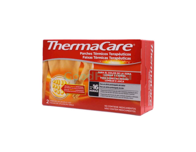 Thermacare, calor, dolor espalda, parches, zona lumbar, espalda