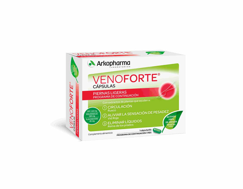 Venforte Piernas Ligeras capsulas